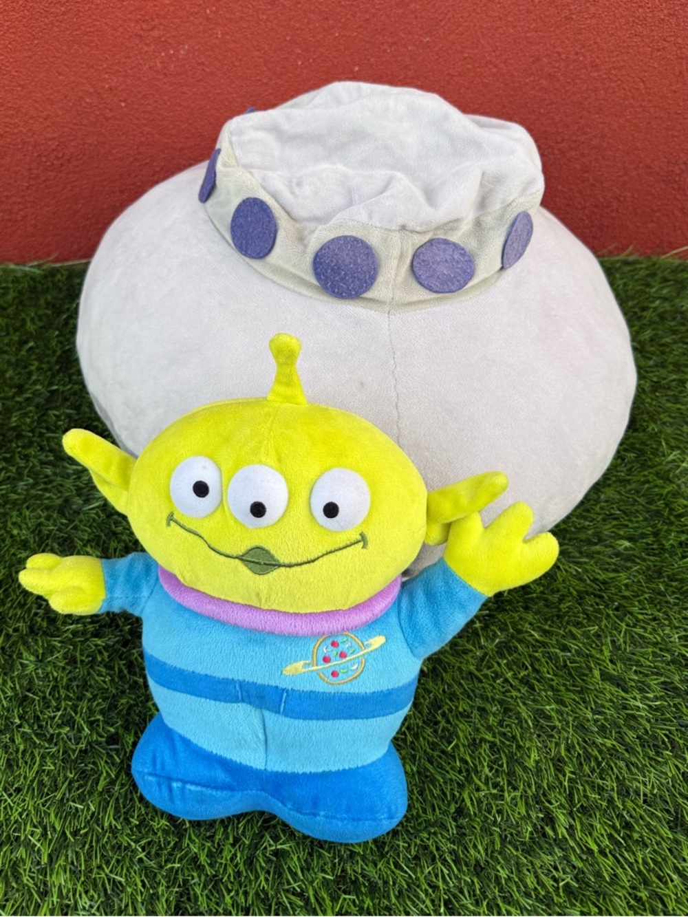 Disney Three-Eyed Alien Plush in Yellow, Blue & Purple